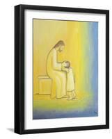 When We Repent of Our Sins Jesus Christ Looks on Us with Tenderness, 1995-Elizabeth Wang-Framed Giclee Print