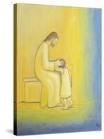 When We Repent of Our Sins Jesus Christ Looks on Us with Tenderness, 1995-Elizabeth Wang-Stretched Canvas