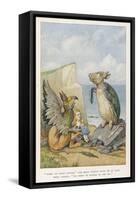 When We were Little-John Tenniel-Framed Stretched Canvas