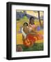 When Will You Marry?, 1892-Paul Gauguin-Framed Giclee Print