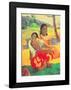 When Will You Marry? (Nafea Faa Ipoipo)-Paul Gauguin-Framed Art Print