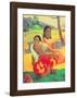 When Will You Marry? (Nafea Faa Ipoipo)-Paul Gauguin-Framed Art Print