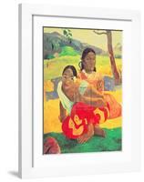 When Will You Marry? (Nafea Faa Ipoipo)-Paul Gauguin-Framed Art Print