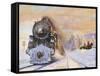 When Winter Comes, New York Central Lines-Walter L. Green-Framed Stretched Canvas