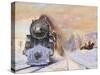 When Winter Comes, New York Central Lines-Walter L. Green-Stretched Canvas