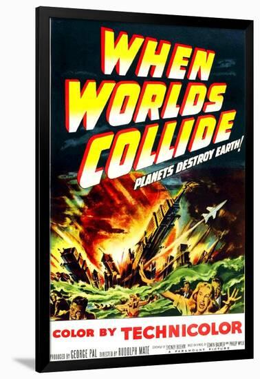 When Worlds Collide, 1951-null-Framed Art Print