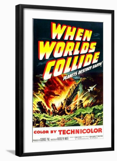 When Worlds Collide, 1951-null-Framed Art Print