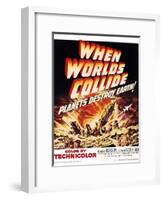 When Worlds Collide-null-Framed Art Print