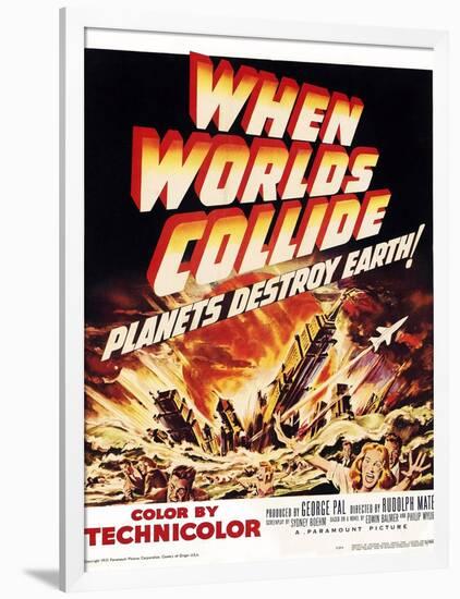 When Worlds Collide-null-Framed Art Print