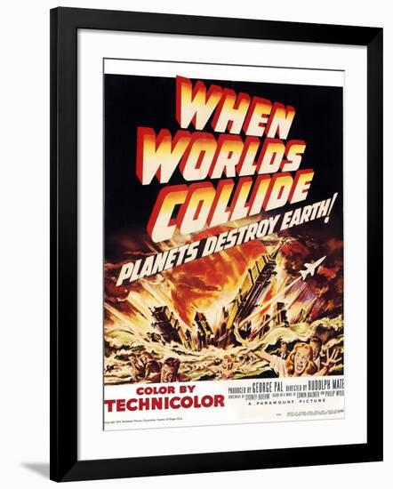 When Worlds Collide-null-Framed Art Print