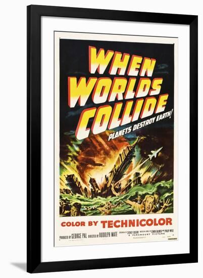 When Worlds Collide-Vintage Apple Collection-Framed Giclee Print