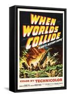 When Worlds Collide-Vintage Apple Collection-Framed Stretched Canvas