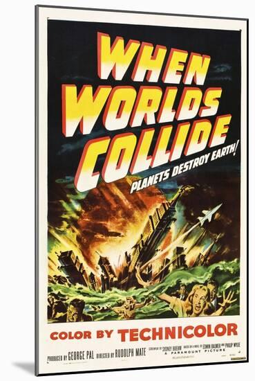 When Worlds Collide-Vintage Apple Collection-Mounted Giclee Print