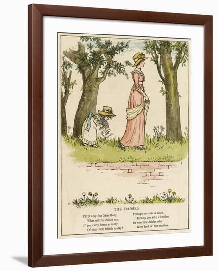 When You and I Grow Up-Kate Greenaway-Framed Art Print