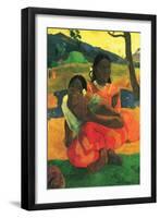 When You Hear-Paul Gauguin-Framed Art Print