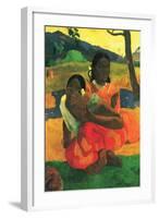 When You Hear-Paul Gauguin-Framed Art Print