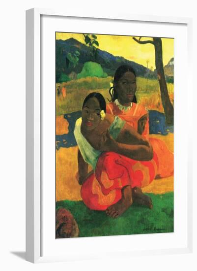 When You Hear-Paul Gauguin-Framed Art Print