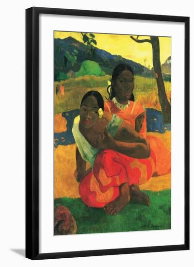 When You Hear-Paul Gauguin-Framed Art Print