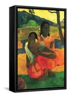 When You Hear-Paul Gauguin-Framed Stretched Canvas