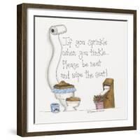 When You Tinkle-Debbie McMaster-Framed Giclee Print