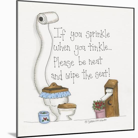 When You Tinkle-Debbie McMaster-Mounted Giclee Print