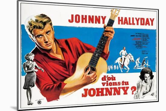 Where are You From, Johnny?, French Poster Art, 1963-null-Mounted Art Print