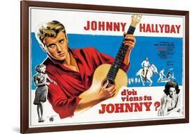 Where are You From, Johnny?, French Poster Art, 1963-null-Framed Art Print