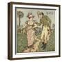 Where are You Going To, My Pretty Maid?-Walter Crane-Framed Giclee Print
