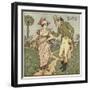 Where are You Going To, My Pretty Maid?-Walter Crane-Framed Giclee Print