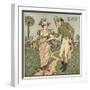 Where are You Going To, My Pretty Maid?-Walter Crane-Framed Giclee Print