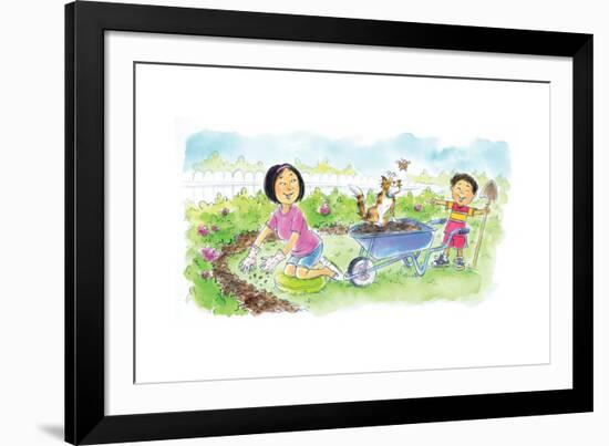 Where Did the Water Go? - Humpty Dumpty-Amy Wummer-Framed Giclee Print