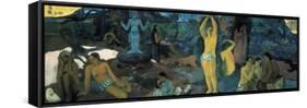 Where Do We Come From? Where are We? Where are We Going?-Paul Gauguin-Framed Stretched Canvas