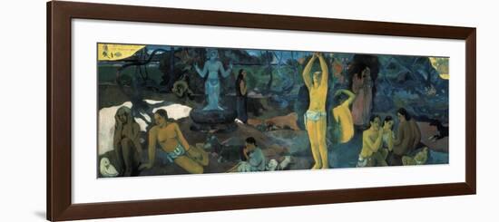 Where Do We Come From? Where are We? Where are We Going?-Paul Gauguin-Framed Premium Giclee Print