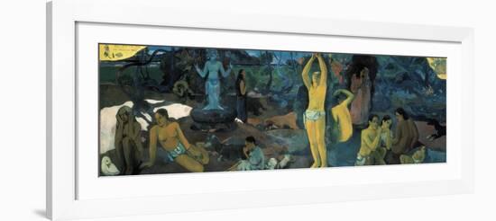Where Do We Come From? Where are We? Where are We Going?-Paul Gauguin-Framed Art Print
