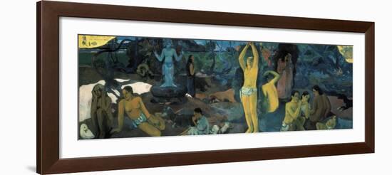 Where Do We Come From? Where are We? Where are We Going?-Paul Gauguin-Framed Art Print