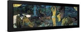 Where Do We Come From? Where are We? Where are We Going?-Paul Gauguin-Framed Art Print