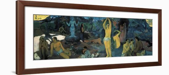 Where Do We Come From? Where are We? Where are We Going?-Paul Gauguin-Framed Art Print