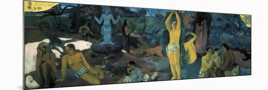 Where Do We Come From? Where are We? Where are We Going?-Paul Gauguin-Mounted Art Print