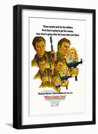 Where Eagles Dare, 1968-null-Framed Giclee Print