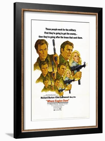 Where Eagles Dare, 1968-null-Framed Giclee Print