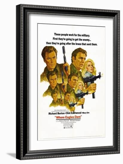 Where Eagles Dare, 1968-null-Framed Giclee Print