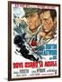 Where Eagles Dare, (AKA Dove Osano Le Aquile), from Left: Clint Eastwood, Richard Burton, 1968-null-Framed Art Print