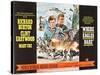 Where Eagles Dare, UK Movie Poster, 1968-null-Stretched Canvas