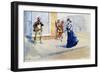 Where East Meets West-Charles Marion Russell-Framed Art Print