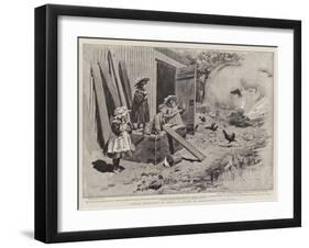 Where Ignorance Is Bliss, a Scene in Beleaguered Ladysmith-Charles Edwin Fripp-Framed Giclee Print