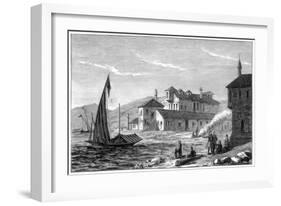 Where Lord Byron Died, Missolonghi, Greece, 1888-null-Framed Giclee Print