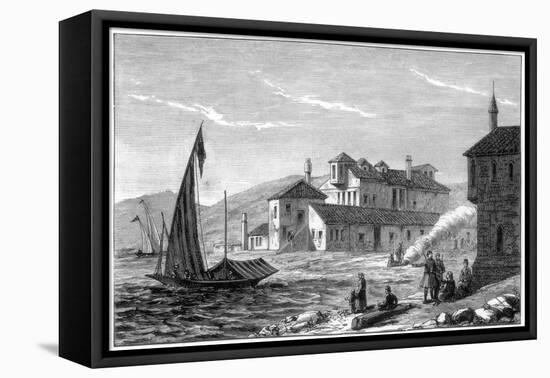 Where Lord Byron Died, Missolonghi, Greece, 1888-null-Framed Stretched Canvas