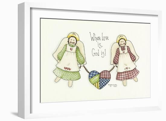 Where Love Is Angel-Debbie McMaster-Framed Giclee Print