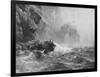 'Where Nought Is Heard But Lashing Wave And Sea-Birds' Cry', c1880, (1912)-Peter Graham-Framed Giclee Print