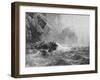 'Where Nought Is Heard But Lashing Wave And Sea-Birds' Cry', c1880, (1912)-Peter Graham-Framed Giclee Print